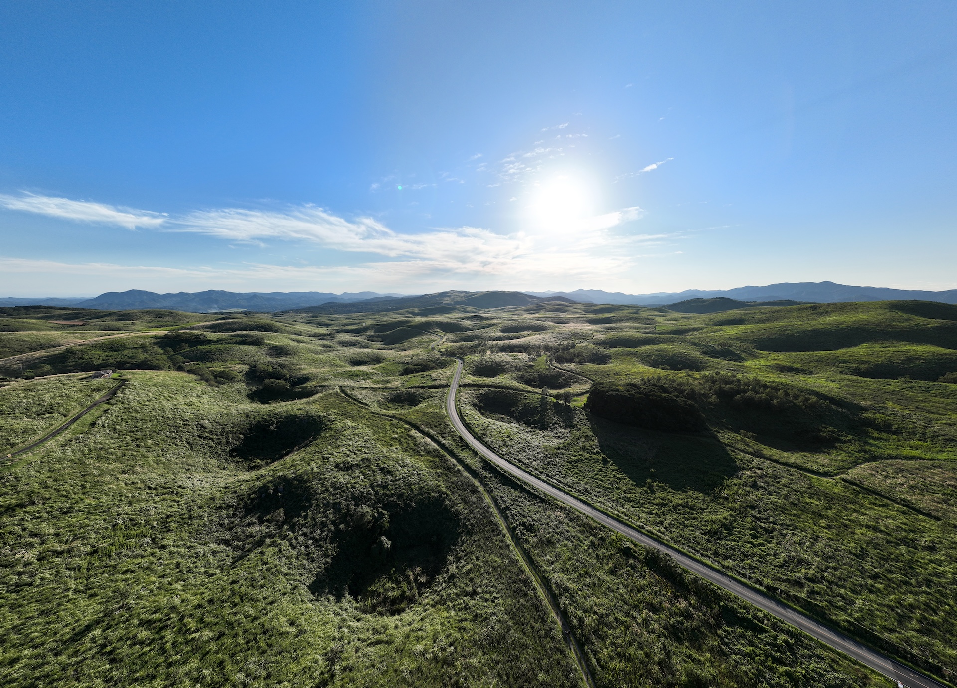 ドローンで鳥目線の景色